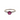 Estate 18K White Gold Oval Ruby and Diamond Ring