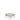 18K White Gold Engagement Ring With Pavé Set Diamond Band