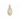 18K Yellow Gold Plated Sterling Silver 1.00ct Marquise-Cut Lab-Grown Diamond Bezel Set Pendant
