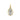 18K Yellow Gold Plated Sterling Silver 1.00ct Pear-Cut Lab-Grown Diamond Bezel Set Pendant