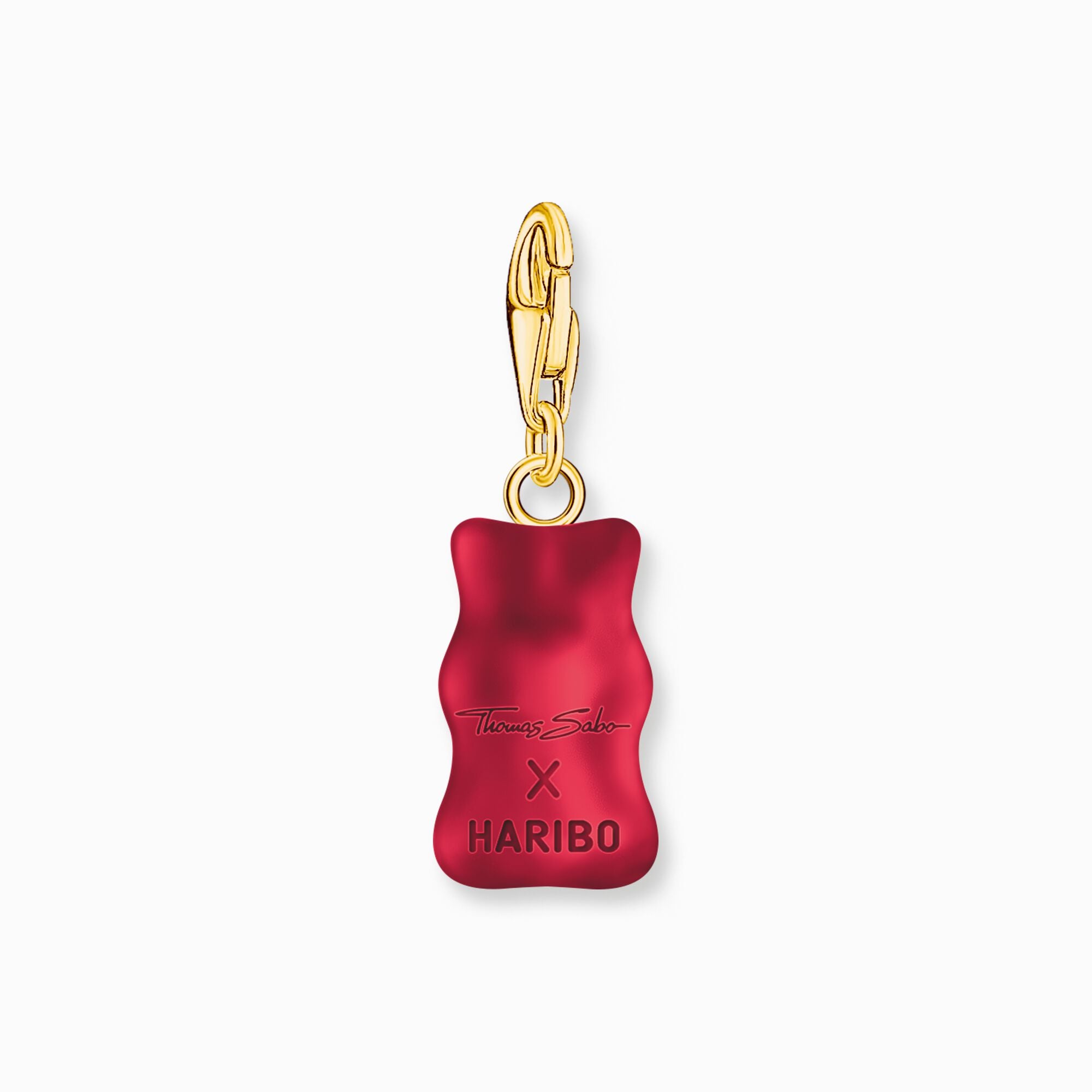 THOMAS SABO x HARIBO: Charm Red, gold-plated