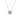 Estate 14K White Gold Pave Diamond Star Necklace