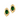 Estate 14K Yellow Gold Tsavorite Garnet Stud Earrings