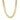 10K Yellow Gold 6.7mm Wide Flat Curb Chain Measuring 20"