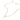 Thomas Sabo Gold-Plated Paperclip-Link Charm Necklace