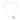 Thomas Sabo Elyndra Gold-Plated Necklace with Green Teardrop Stone