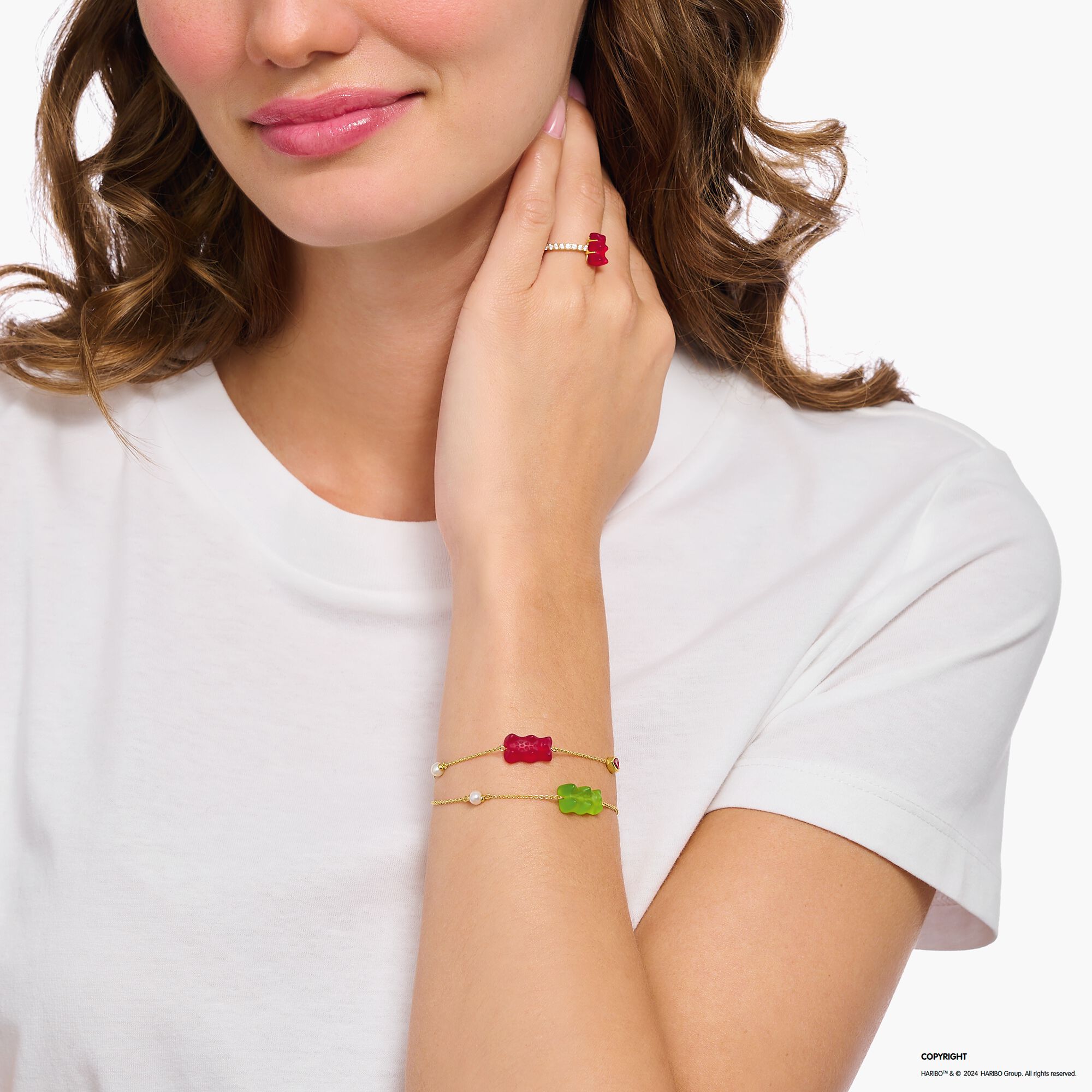 THOMAS SABO x HARIBO: Bracelet With Goldbear Red