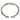 Gabriel & Co. 925 Sterling Silver and 14K Yellow Gold Bujukan Multiple Row Bangle Bracelet