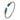 Gabriel & Co. 14K Yellow Gold and 925 Sterling Silver Bujukan Bangle with Malachite