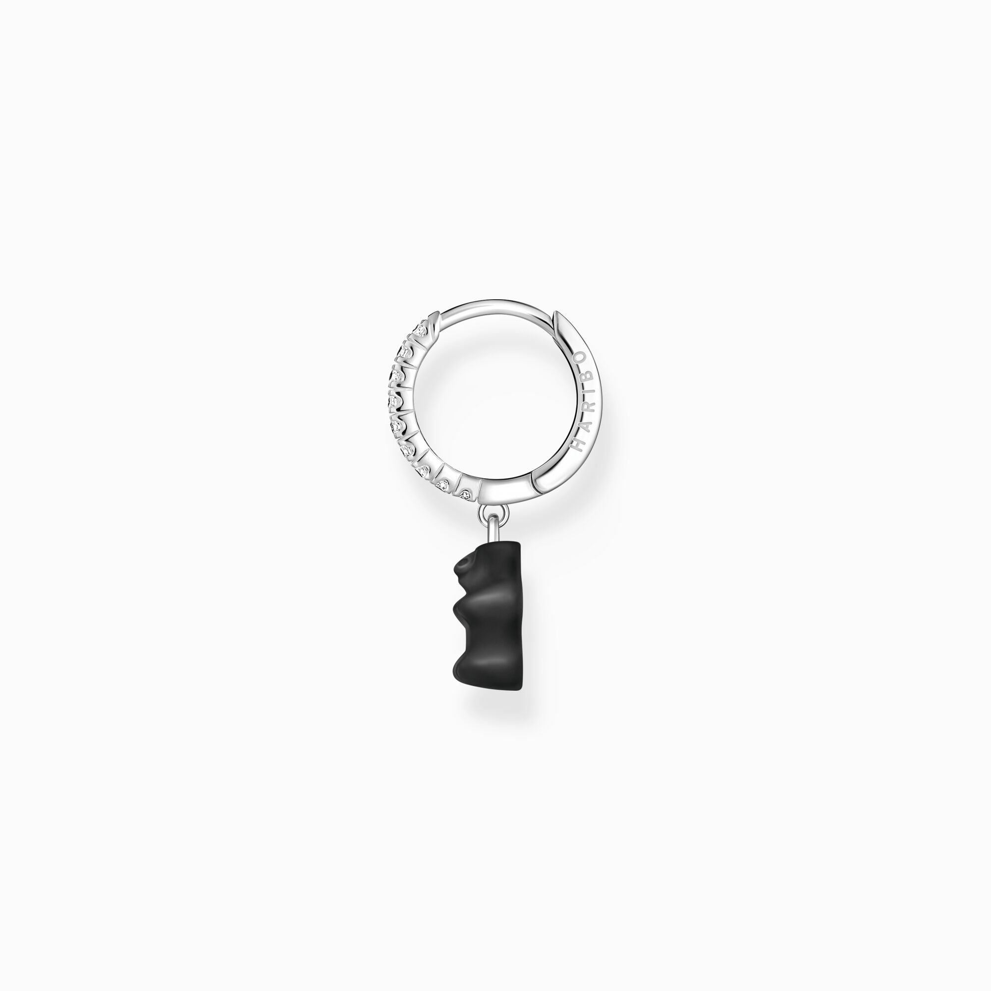 THOMAS SABO x HARIBO: Single Hoop With Goldbear Black