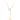 14K Rose Gold Diamond Circle Toggle Necklace