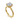 Gabriel & Co. Libbie 14K Yellow Gold Round Engagement Ring