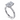 Gabriel & Co. Leandra 14K White Gold Oval Diamond Engagement Ring