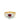Estate 14K-18K Two Tone Gold Ruby and Diamond Three-Stone Ring
