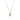 Vintage 14K Yellow Gold Marquise Cut Diamond with Sunburst Halo Pendant