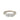 Estate 14K White Gold Diamond Three Stone Ring