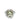 Estate 18K White Gold Prasiolite and Diamond Statement Ring