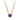 Estate 14K Yellow Gold Fancy-Cut Amethyst and Diamond Necklace