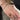 Estate 10K Two Tone Gold Textured Curved Link Bracelet