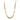 Estate 10K Yellow Gold 18 Inch Flat Herringbone Link Necklace
