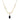 Estate 10K Yellow Gold Sapphire and Diamond Charm Pendant