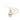 Estate 10K Yellow Gold Single Pearl Charm Pendant