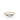 Estate 14K Two-Tone Gold 0.36ctw Diamond Three-Stone Ring