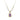 Estate 14K Yellow Gold Amethyst Floral Pendant