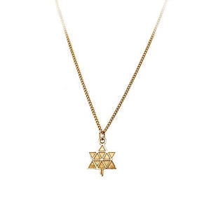 Estate 14K Yellow Gold Canadian Centennial Maple Leaf Charm Pendant