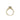 Estate 14K Yellow Gold Green Sapphire Solitaire Ring