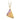 Estate 14K Yellow Gold Jelly Opal and Diamond Pendant