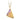 Estate 14K Yellow Gold Jelly Opal and Diamond Pendant