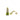 Estate 14K Yellow Gold Peridot and Diamond Curved Drop Stud Earrings