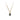 Estate 18K White Gold Tahitian Pearl Drop Charm Pendant