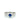 Estate Scott Kay Platinum Natural Sapphire and Diamond Three Stone Ring