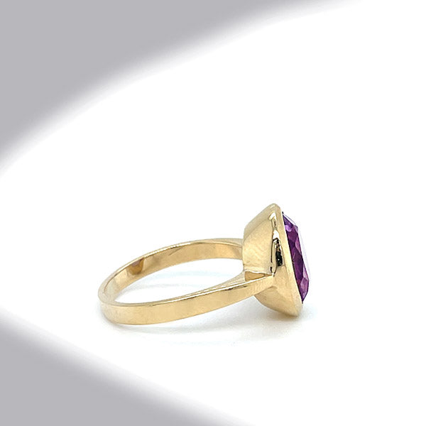 Estate 14K Gold Amethyst Ring