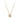 Estate 18K Rose Gold 0.50ct Natural Round Diamond Bezel Solitaire Necklace