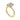 Gabriel & Co. Franka 14K Yellow Gold Emerald Cut 0.30ctw Diamond Engagement Ring