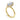 Gabriel & Co. Rainah 14K Yellow Gold Hidden Halo Marquise Shape 0.14ctw Diamond Engagement Ring