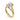 Gabriel & Co. Sanah 14K Yellow Gold Split Shank Oval Diamond Engagement Ring