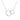 Gabriel & Co. 925 Sterling Silver Double Circle Diamond Pendant Necklace