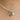 14K Yellow Gold Round Hinged Clasp / Charm Holder