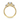 Gabriel & Co. 14K Yellow Gold Three Stone Diamond Engagement Ring Semi Mount