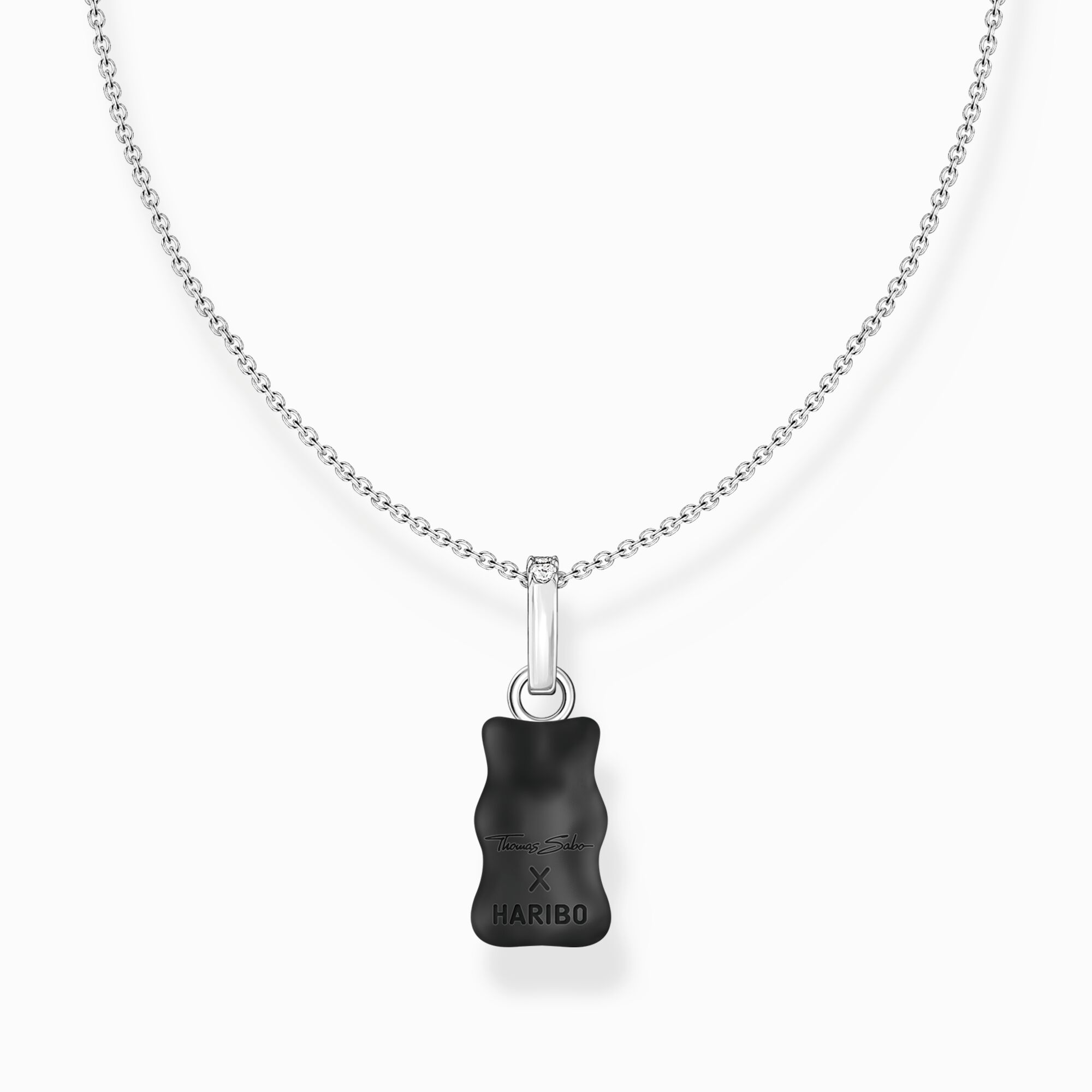 THOMAS SABO x HARIBO: Necklace with Goldbear Black