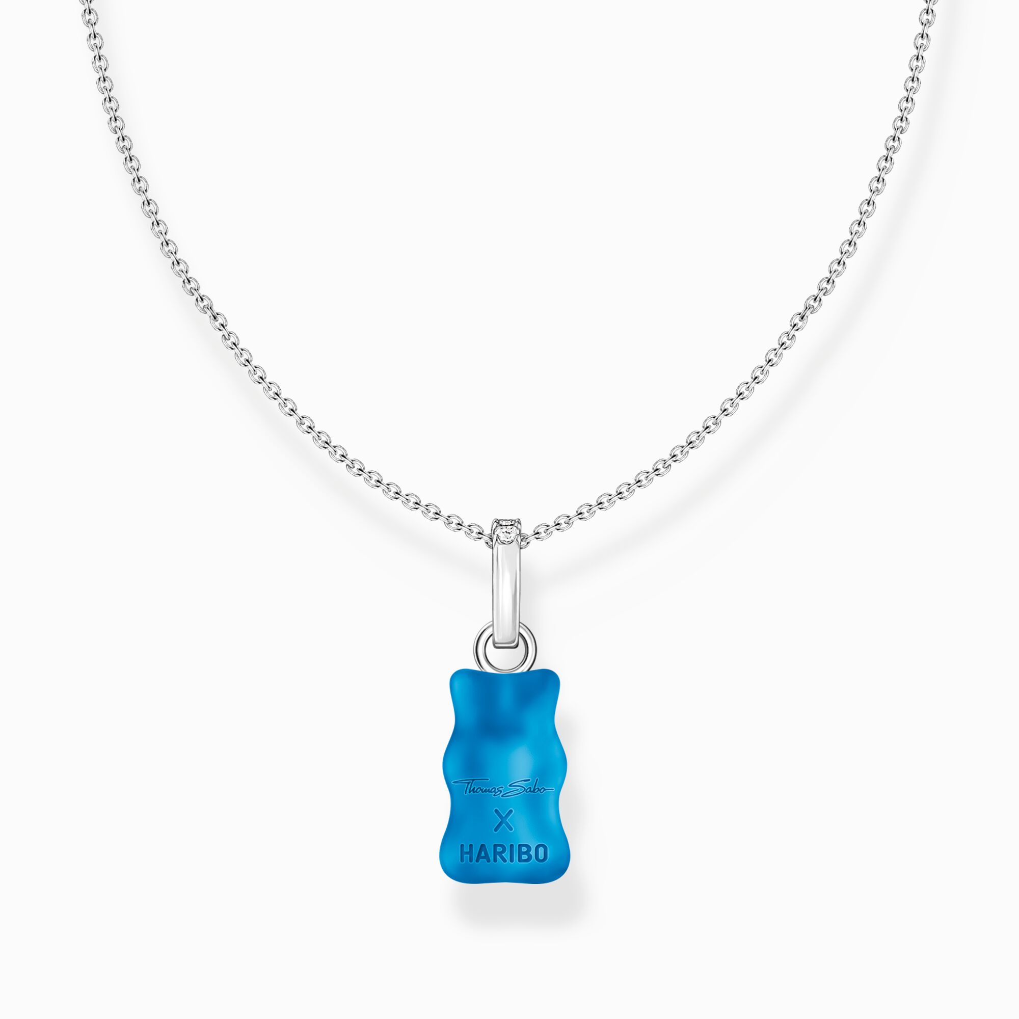 THOMAS SABO x HARIBO: Necklace With Goldbear Blue