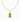 THOMAS SABO x HARIBO: Necklace With Goldbear Green, Vermeil