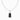 THOMAS SABO X HARIBO: Silver Necklace with Black Goldbear Pendant & Zirconia