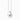 Thomas Sabo Sterling Silver Necklace With Domed Drop Pendant