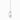 Thomas Sabo Sterling Silver Necklace With Domed Drop Pendant
