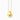 Thomas Sabo Sterling Silver Gold-Plated Necklace With Domed Drop Pendant